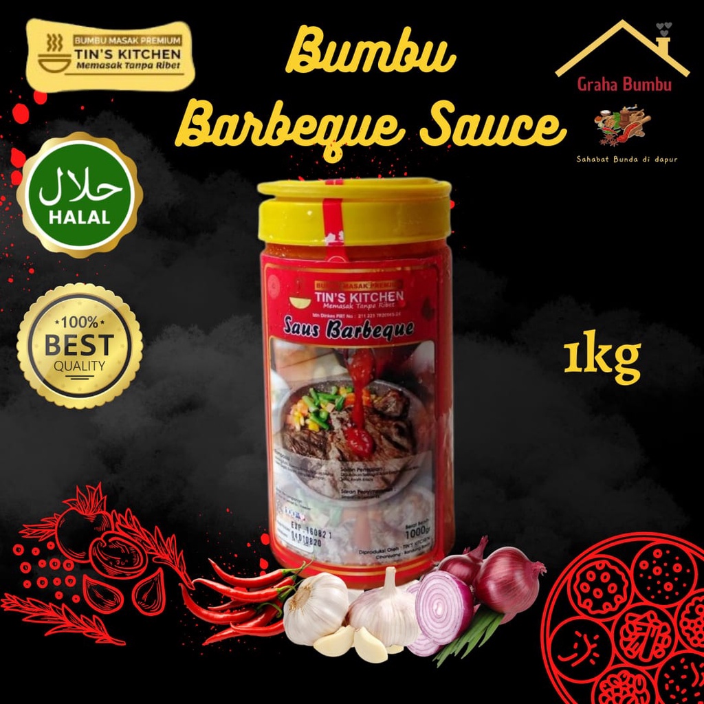 

Bumbu Barbeque / BBQ Sauce Instan Tins Kitchen