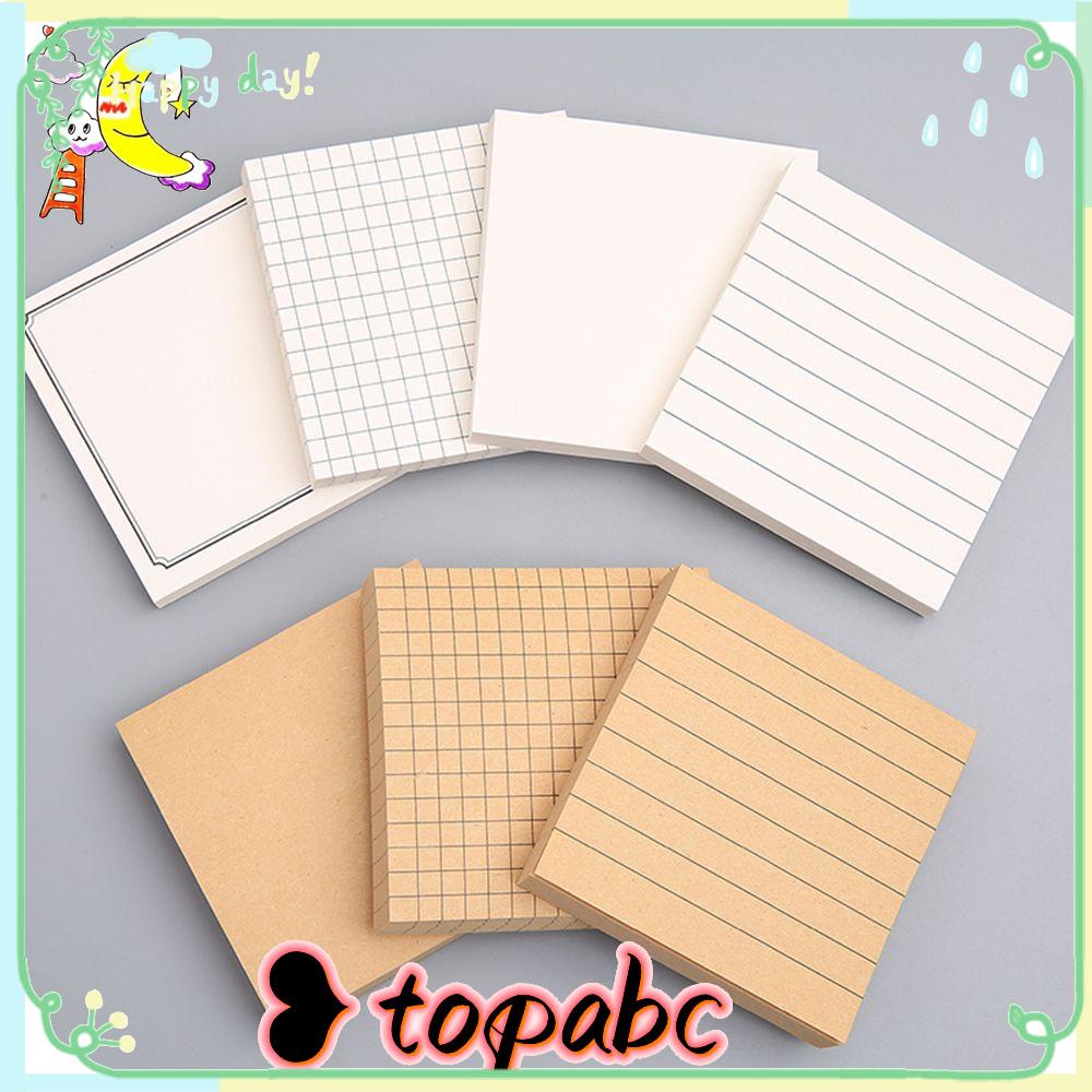 Top 80lembar Memo Pad Planner Sekolah Perekat Diri Notebook Bookmark Alat Tulis Notepad