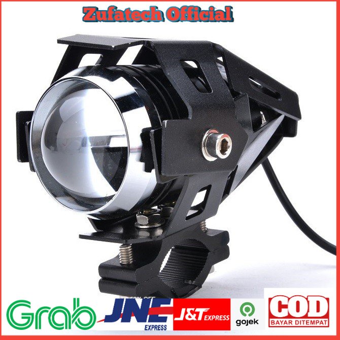 Huiermeimi Lampu Tembak Motor Transformer LED Cree-U5 1098 Lumens - U-Series - Black