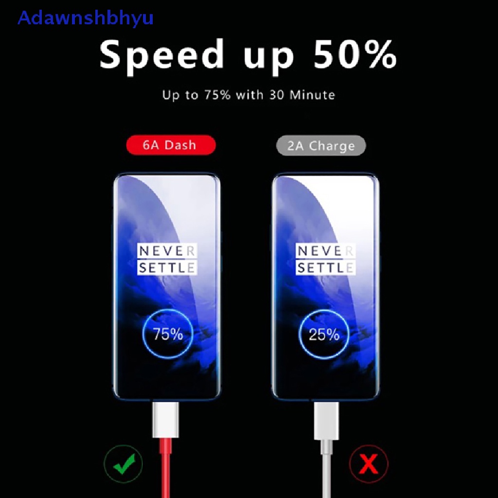 Adhyu Portable Original Oneplus 8Tpro Warp Charge Type-C Kabel Dash 6A Fast Charge ID