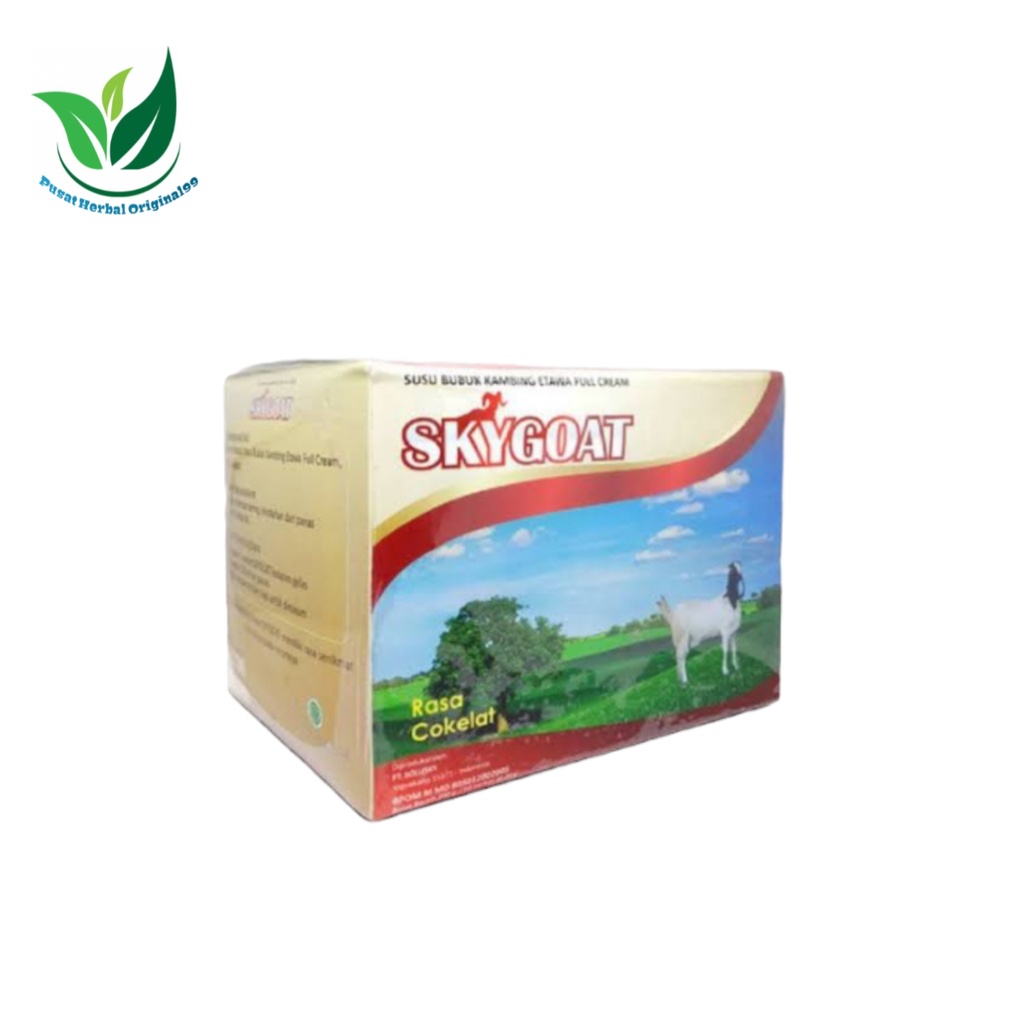 

Susu ETAWA Skygoat - SUSU ETAWA KAMBING BUBUK SKYGOAT RASA COKELAT [1 Box isi 10 sachet]