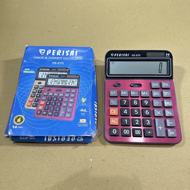 

Calculator Kalkulator Perisai 14 digit PE-875