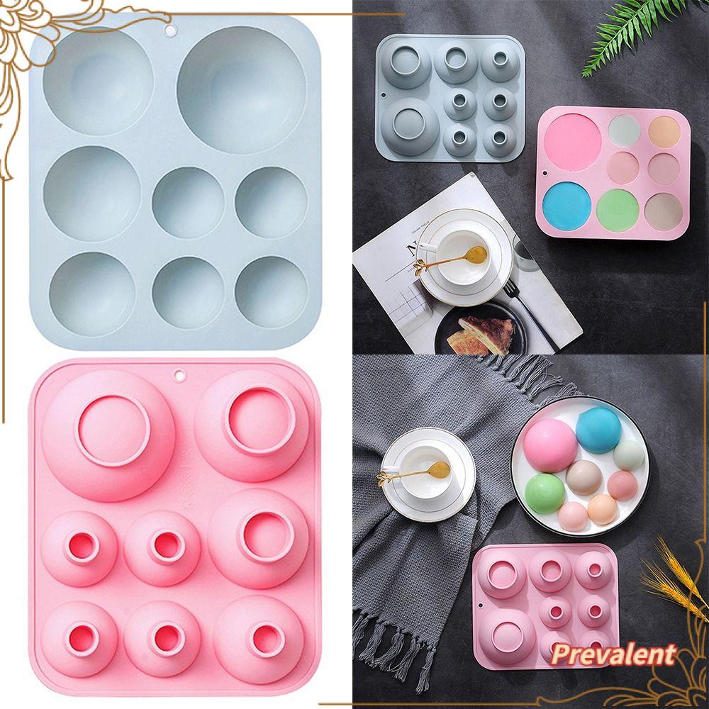 Preva 3D Ball Bulat Cetakan Sabun Kue Alat Dekorasi Kue Jelly Dome Silicone Cake Mold