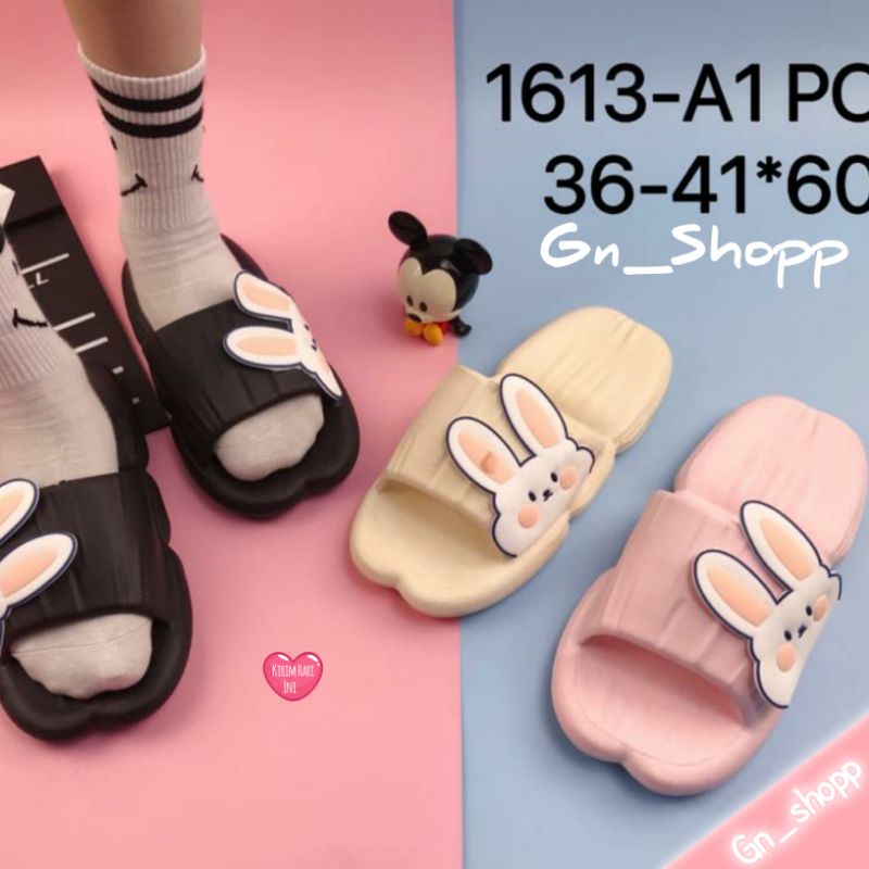 Sandal Selop Wanita Style KELINCI Terbaru  1613-A1