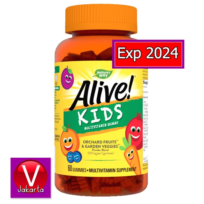 Nature's Natures Way Alive Kids Complete Multivitamin Anak 60 Gummies