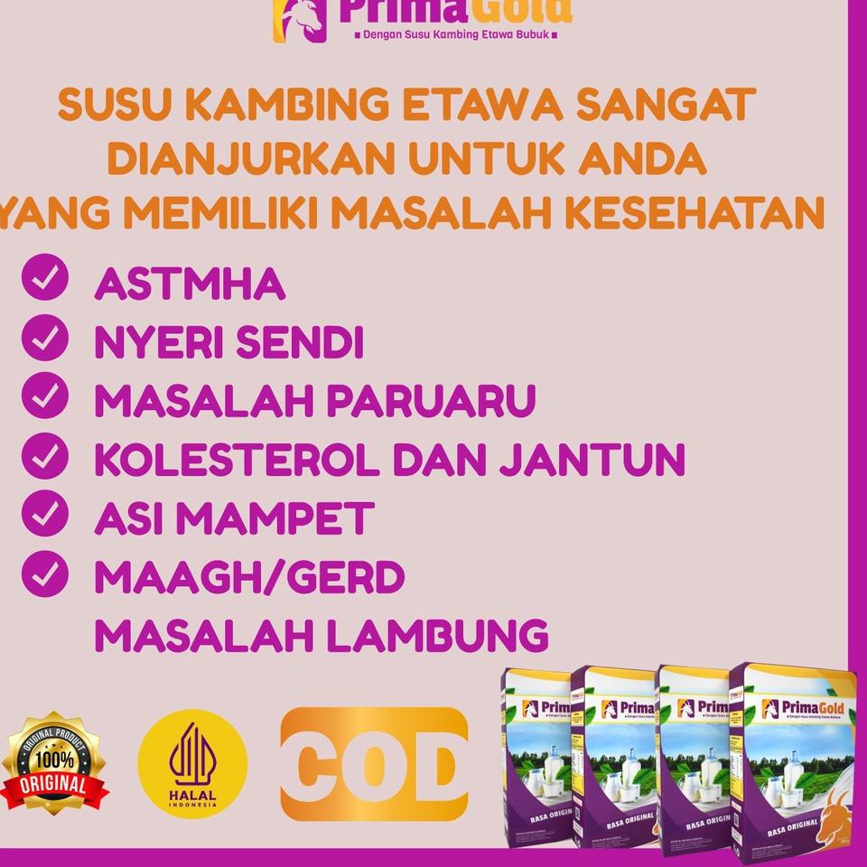 

LYKODE66 Susu Kambing Etawa 100% PRIMA GOLD Proses Cepat