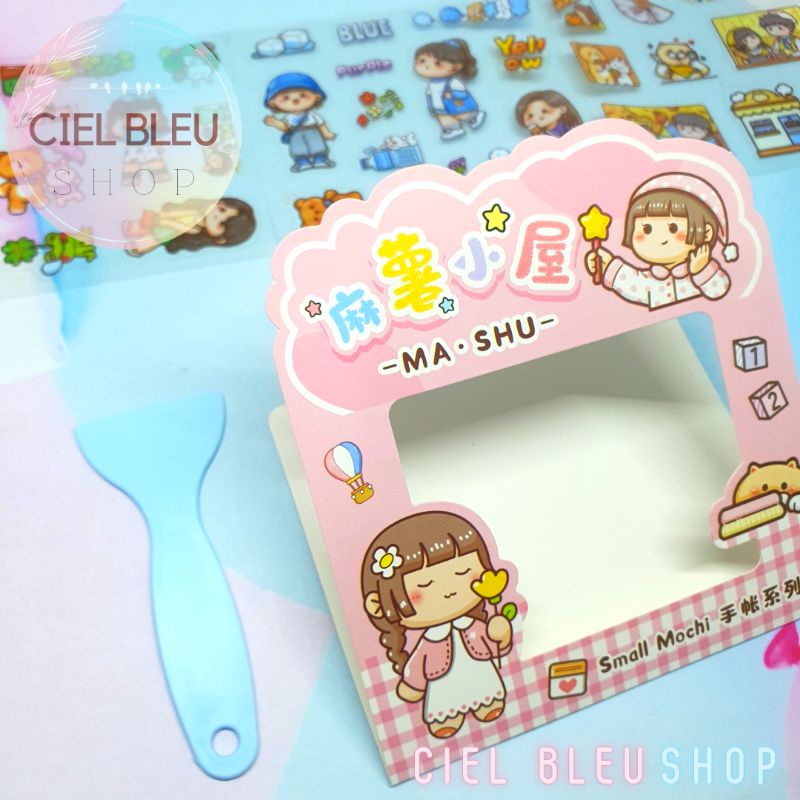 NEW STIKER DECO AESTHETIC + ALAT PENEMPEL / STIKER ESTETIK SET