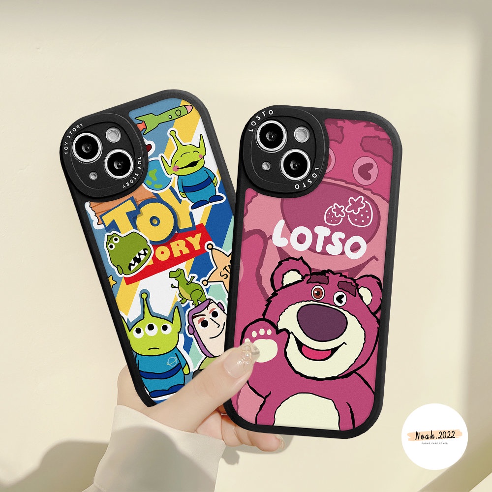 IPHONE Soft Case Kompatibel Untuk Iphone11 12 13 Pro Max 6 6s 78 Plus XR X XS Max Se2020Motif Kartun Toy Story Cute Manyo Bear TPU Case Waterproof Cover