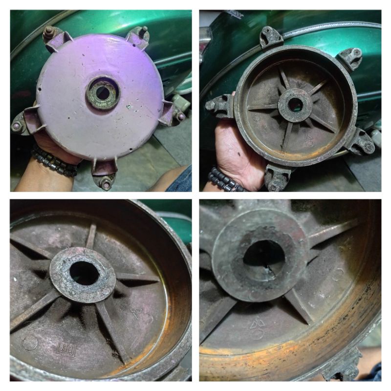 Tromol depan r10 ring 10 vespa bajaj original copotan