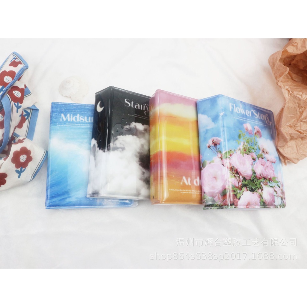 Album Foto Romantic Sunset 3inch 40slot Tempat Photocard Mini Scenic Series Untuk Idol Card Collect Book In Stock New Arrival LY