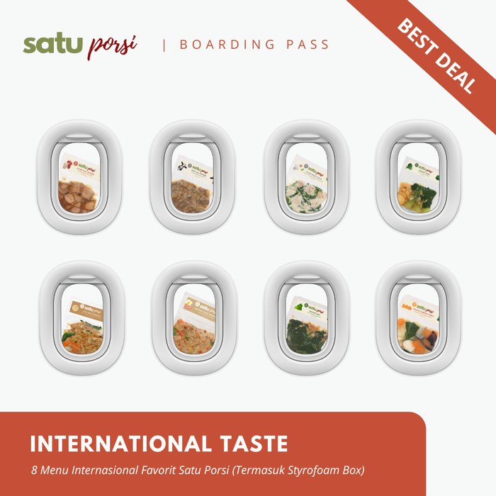 

⭐BISA COD⭐ Satu Porsi INTERNATIONAL TASTE