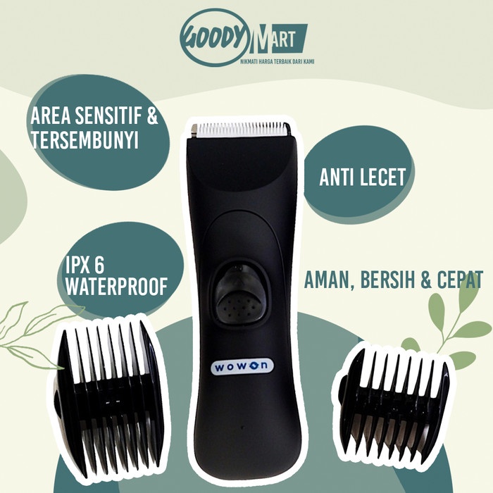 Alat Cukur Rambut Wowon Body Trimmer (Alat Cukur Area Sensitif & Bulu Kemaluan)(I2D9) Alat Mesin Cuk