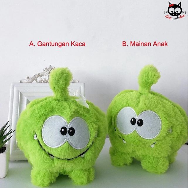 Boneka Gantungan Figure Omnom / Om Nom Cut The Rope