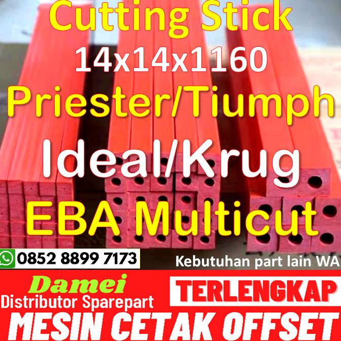 

Terlaris Tatakan Mesin Potong Kertas Offset Cutting Stick Wohlenberg 115 Termurah