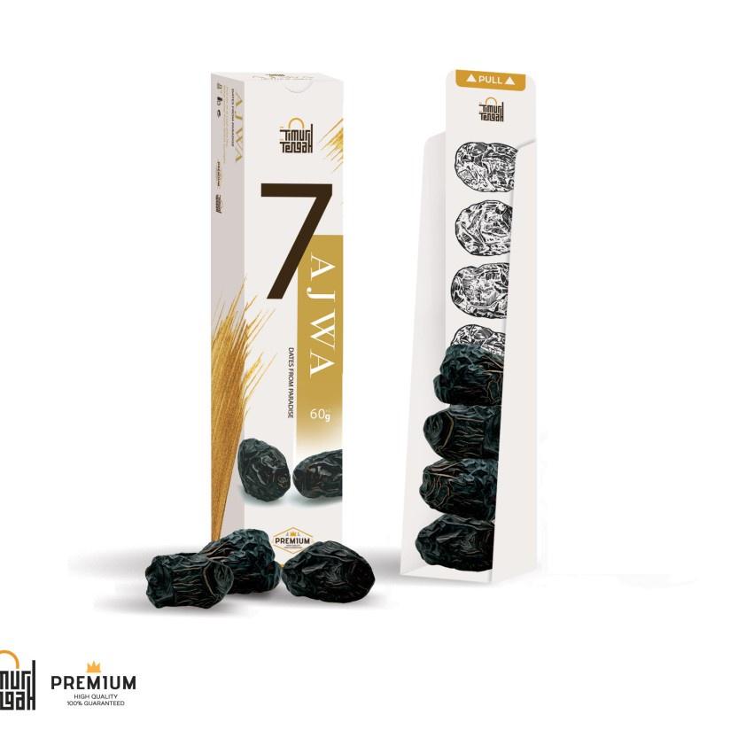 

Ready Stok Timur Tengah Kurma Ajwa 7 Butir Premium Original High Quality