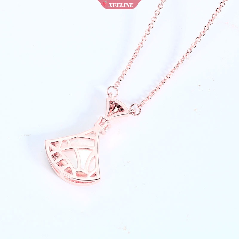 Sederhana ginkgo biloba Liontin Kalung Perhiasan fashion Wanita Kristal Berkualitas Tinggi Rantai Halus Liontin Kalung Perhiasan Hadiah [ZXL]