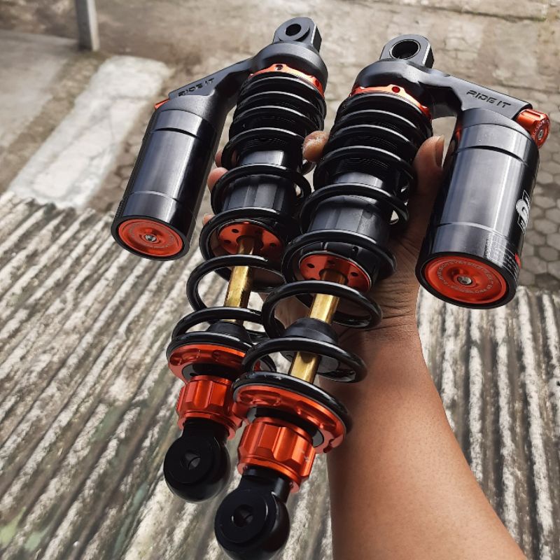 SHOCK RIDE IT PREMIUM PRO SERIES 320MM SHOK SKOK BELAKANG GP SERIES DOBEL KLIK