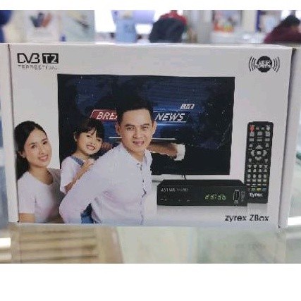 SET TOP BOX DVB T2 ZYREX ZBOX-1 STB DIGITAL TV RECEIVER