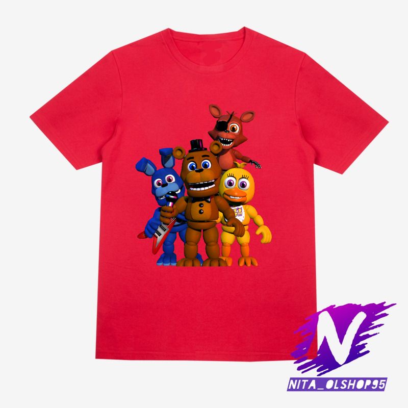 baju anak kaos anak chibi freddy FNAF