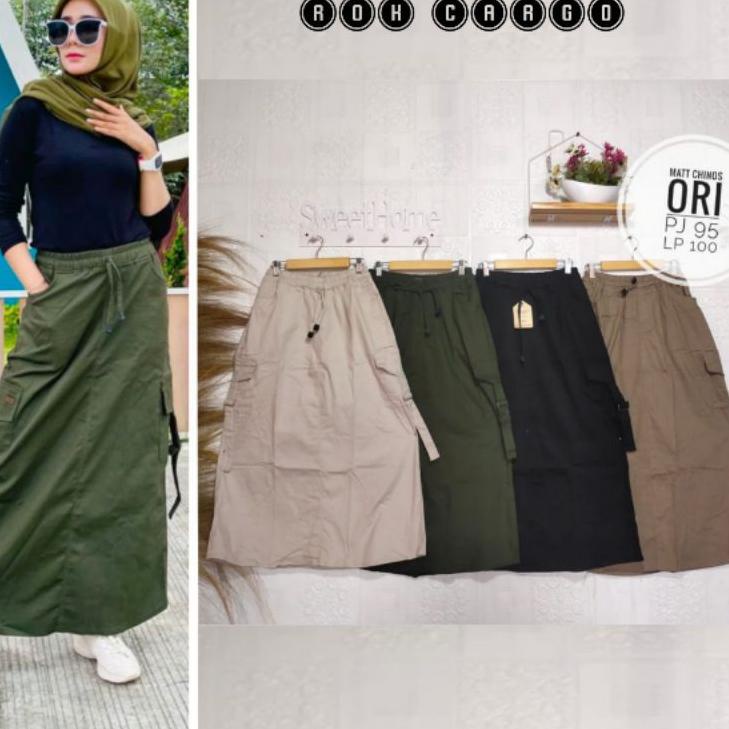 ➢Modis Rok Panjang // Rok Span // Rok Chinos // Rok Chinos Cargo // Rok Cargo // Maxy Skirt // COD  