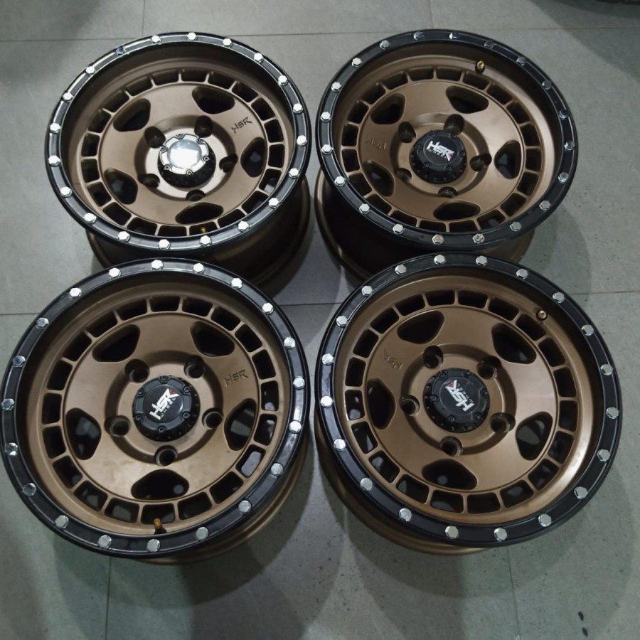 Velg Mobil Bekas Ring 15 Lubang 5 MAHAWA HSR R15X7 H5X139,7 ET0