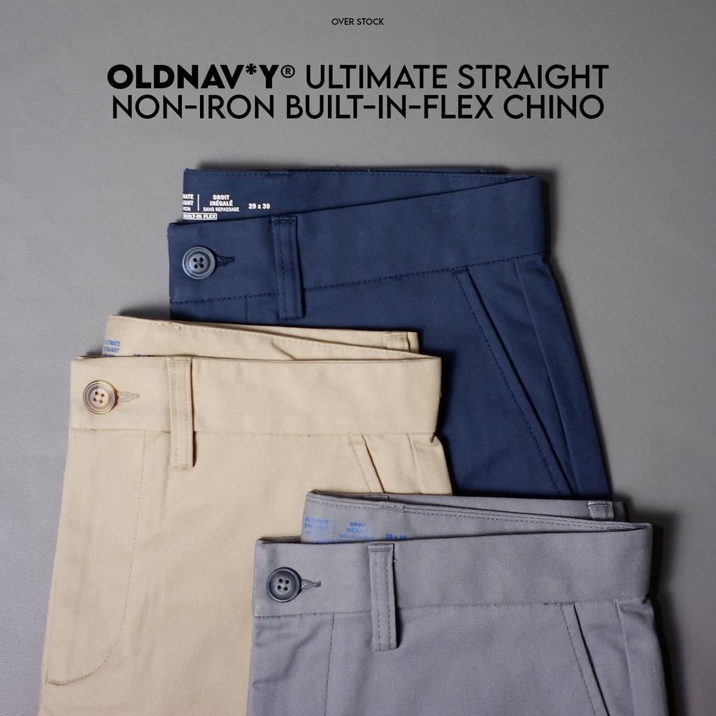 Oldnav*y Ultimate Straight Non Iron Built In Flex Longpants Chinos