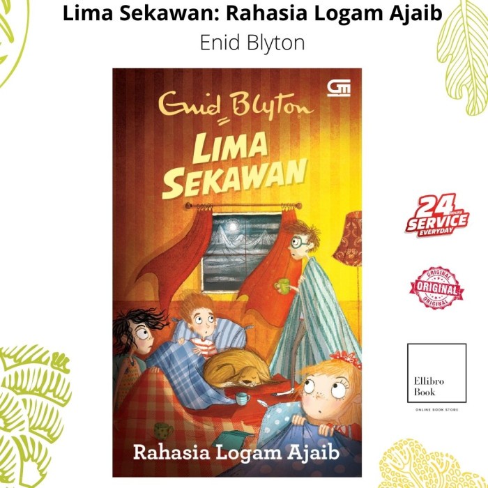 Jual Buku Lima Sekawan Rahasia Logam Ajaib Enid Blyton Shopee Indonesia