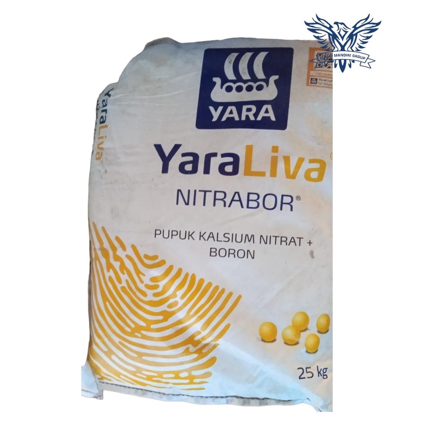 YARA LIVA NITABOR 25KG  Nitrabor Pupuk Kalsium Nitrat Boron 25 kg YARALIVA BORON