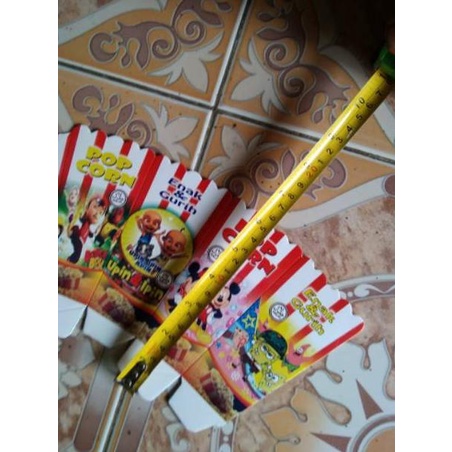 

(O>6E㊛) KERTAS POPCORN 12 X 6 CM, KEMASAN POPCORN, KOTAK POPCORN, DUS POPCORN, WADAH POPCORN amanah