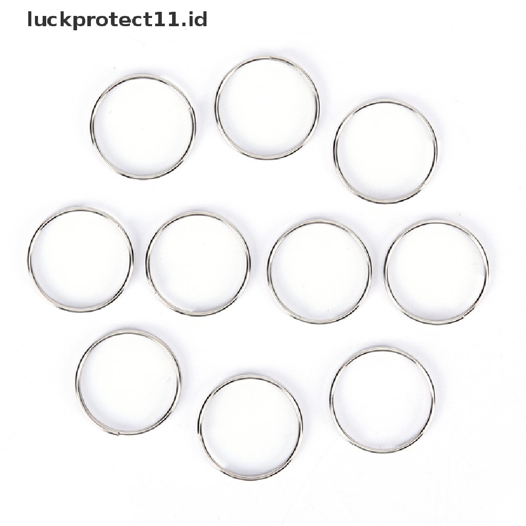 /Fashion Hot// Fashion// 10pcs Steel Keyring Split Key Rings Nickel Hoop Ring Nickel Plated Steel Loop.