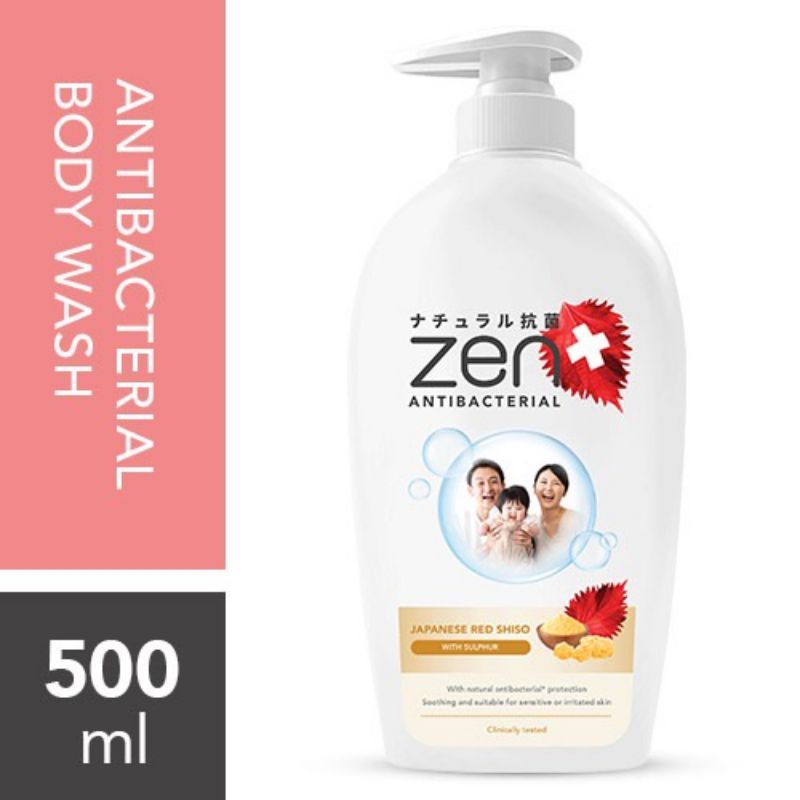 ZEN Antibacterial Shiso 500ml | Tea Tree | Echinacea Flower Lum | Seasalt | Sulphur | Sandalwood