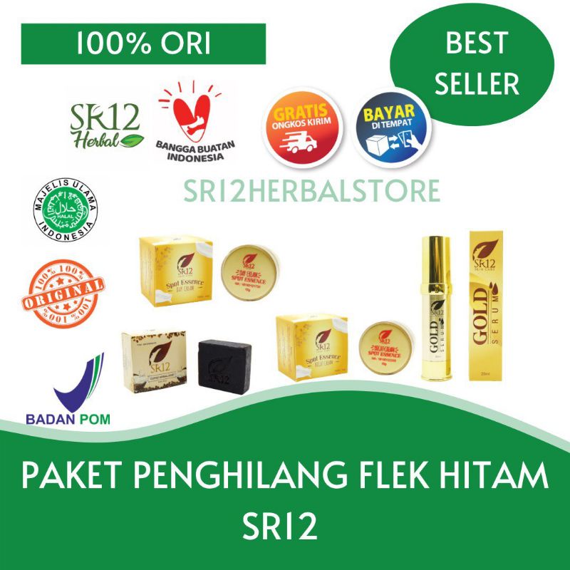 Paket Krim Penghilang Flek Hitam Sr12