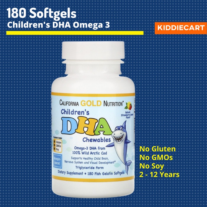 California Gold Nutrition Children DHA Omega 3 DHA Vitamin Anak