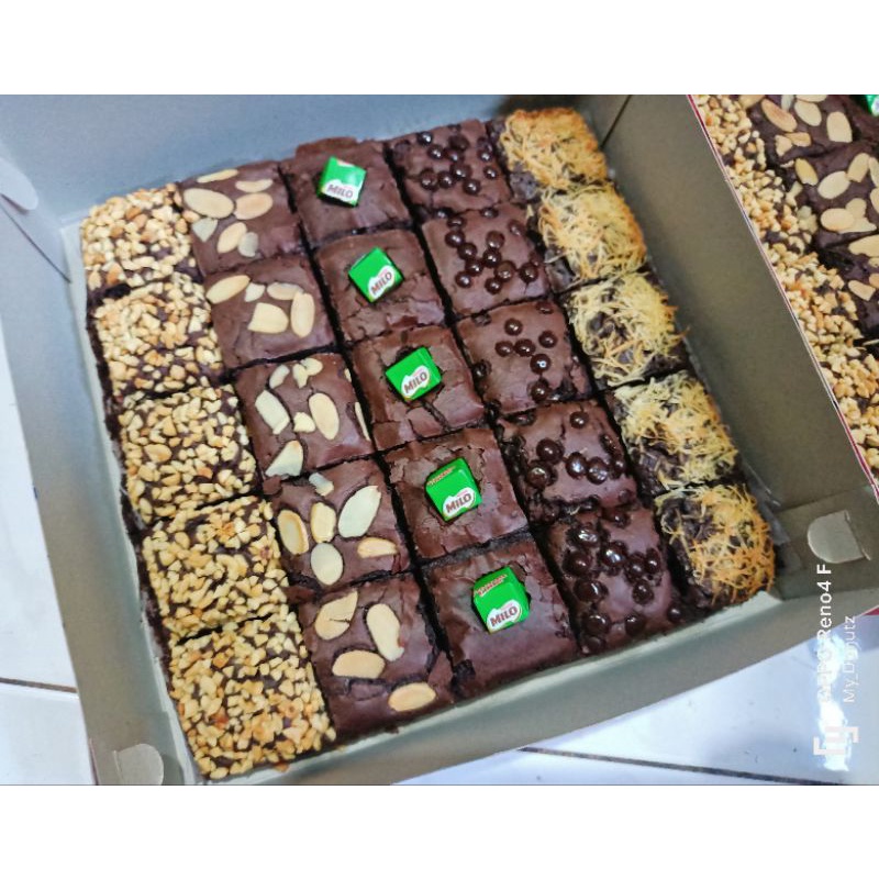 

fudgy brownis ukururan 20x20