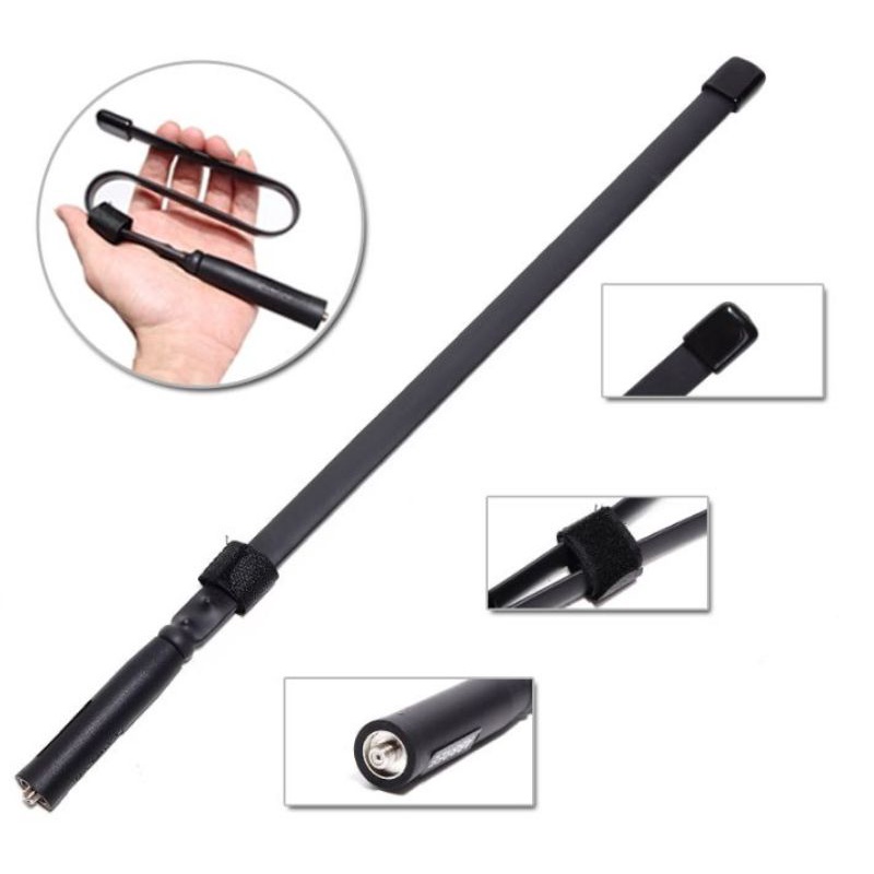 ABBREE Tactical Antena Dual Band 32CM AR-152A for Walkie Talkie Taffware Pofung Baofeng UV-5R UV82 UV52