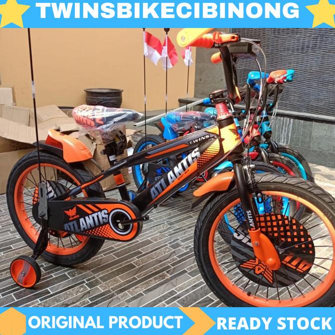 Sepeda Anak 18 Bmx Atlantis Twins #Original