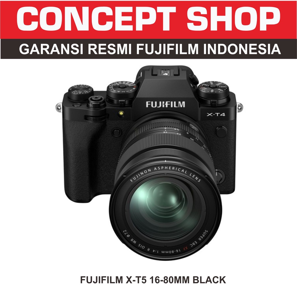 FUJIFILM X-T5 KIT 16-80MM RESMI. XT5 . XT 5