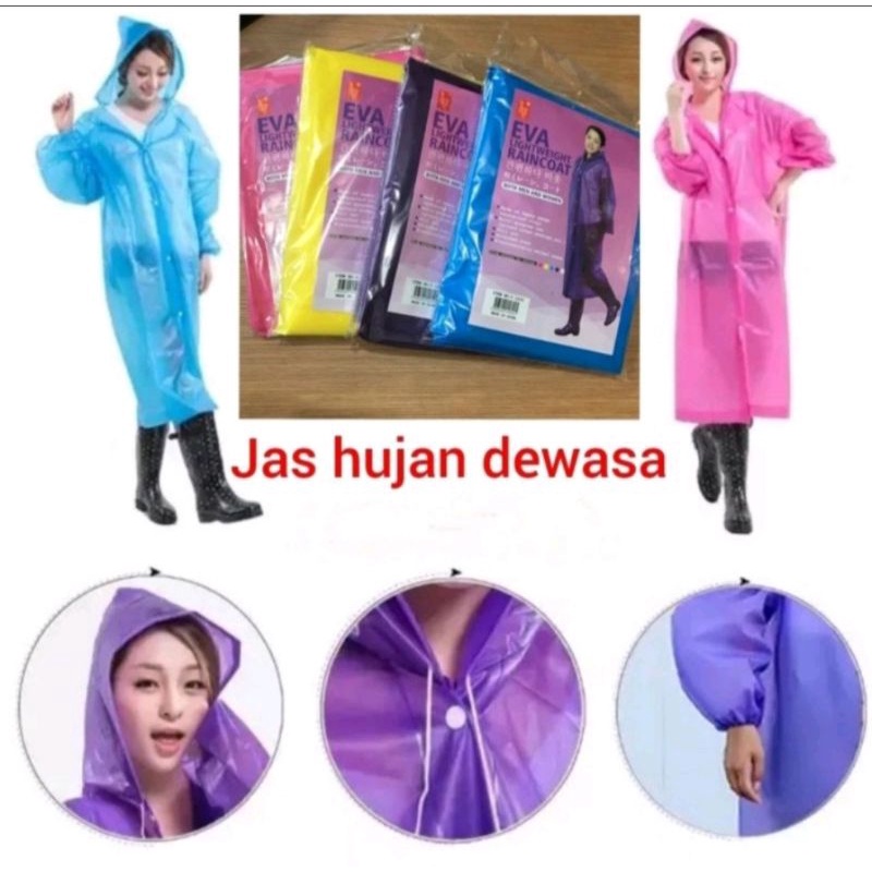 jas hujan/ mantel hujan dewasa