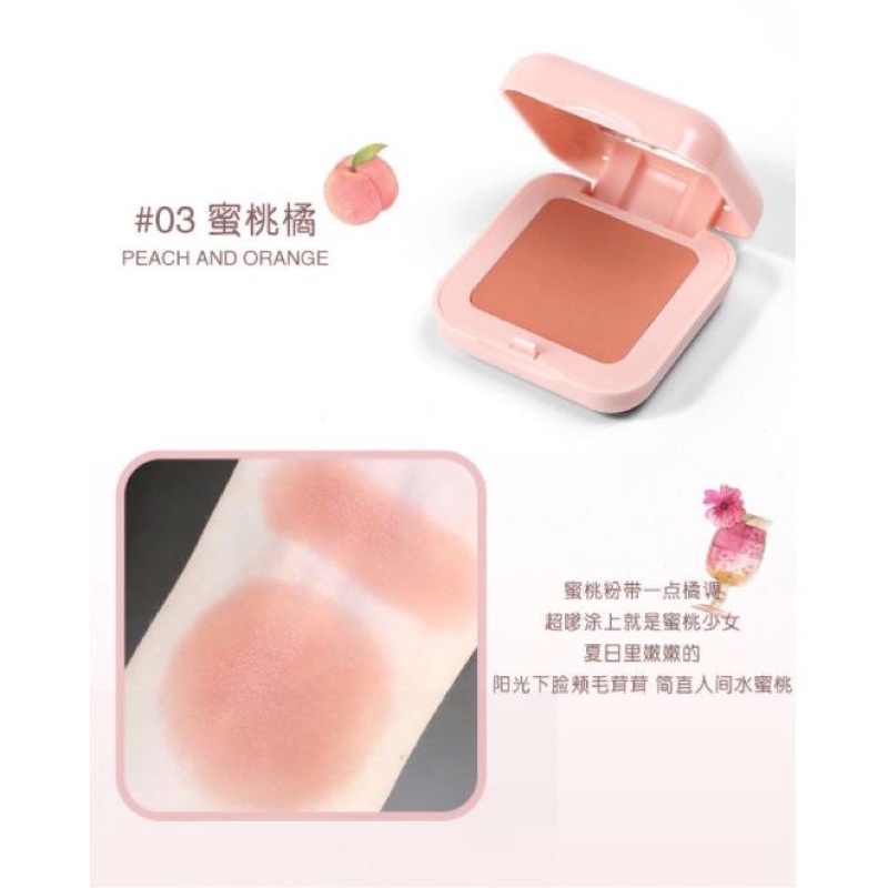 {Bisa kirim instant COD Medan Termurah}Lameila Color Geometry Candy Blush On Korea Natural 6 Warna Cantik Blusher Korea