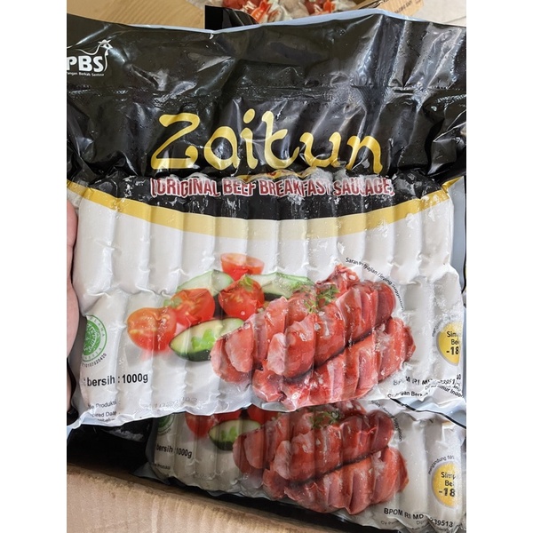 

ZAITUN SOSIS SAPI 1kg ~ GALERI PLASTIK FROZEN FOOD