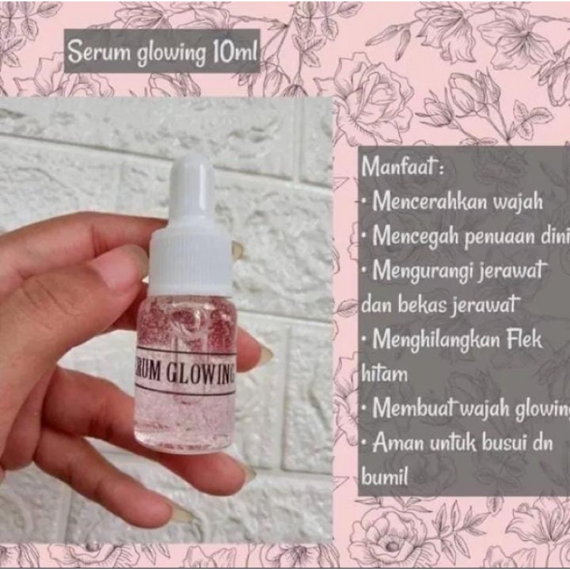 VIRAL!!!  SERUM GLOWING / SERUM WHITENING AMPUH MEMBUAT GLOWING