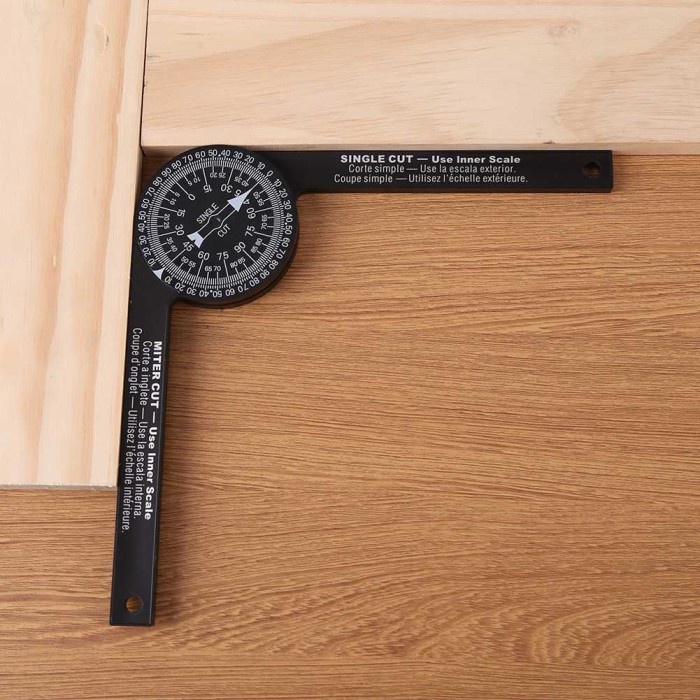 

Matr Penggaris Busur Derajat Scale Mitre Protractor Angle - Vk143