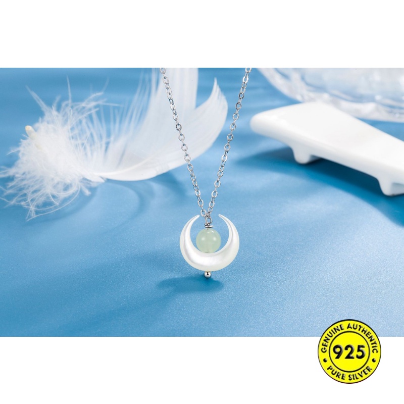 Kalung Sabit Mutiara Shell Wanita U1513