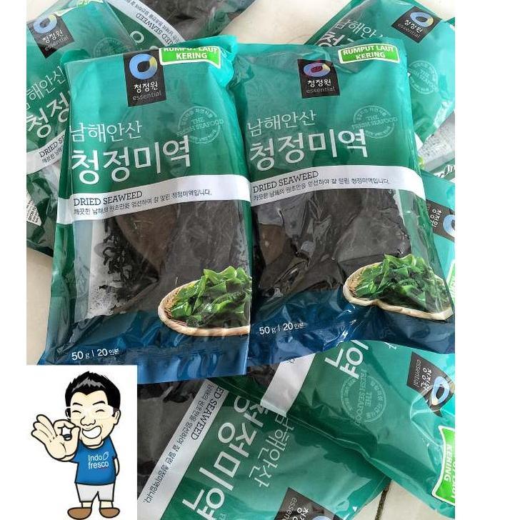 

Grosiran Murah Daesang Miyeok- Dried Seaweed- Rumput Laut Kering 50 g gas !!