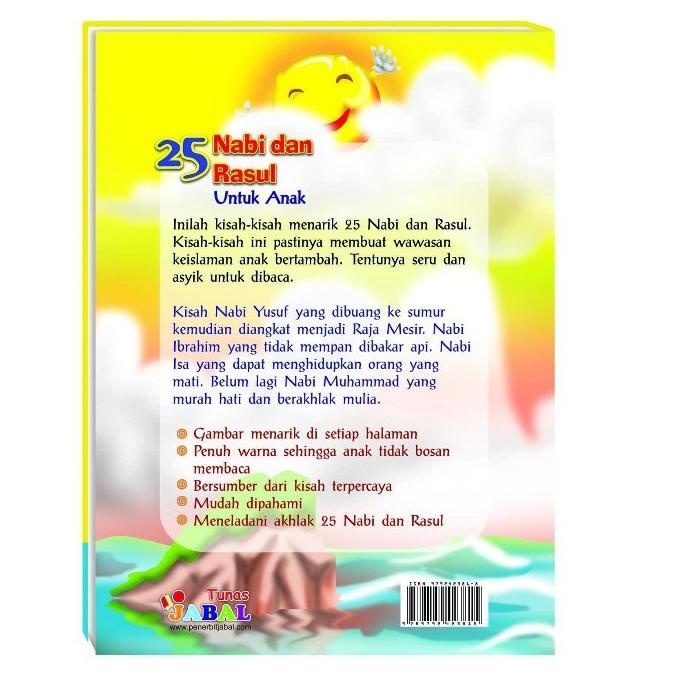 Jabal Kisah 25 Nabi Dan Rasul Untuk Anak Hard Cover Full Gambar Berwarna ‣ CMP.11De22ᵛ