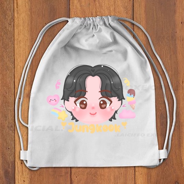 TAS SERUT / TOTEBAG KANVAS MOTIF BOYBAND KPOP KOREA