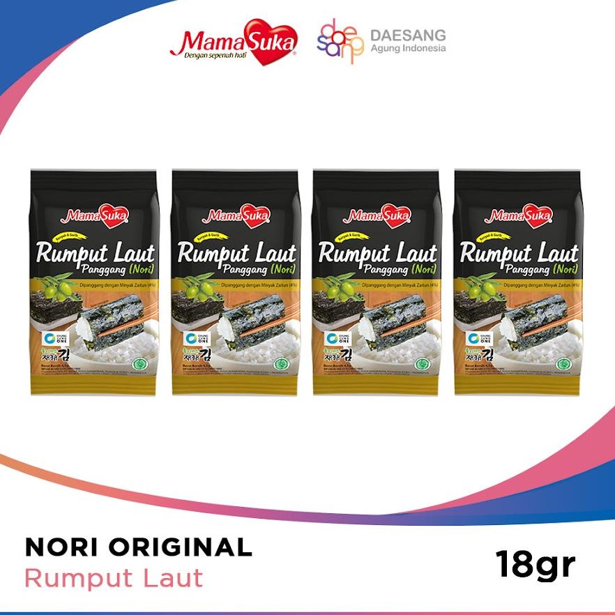 

■■■ MamaSuka - Rumput Laut Panggang Isi 4 @4,5 gr