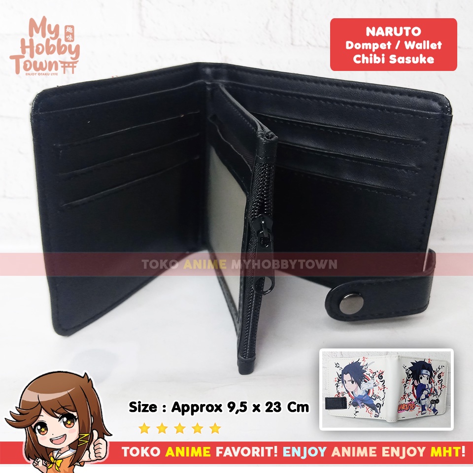 Dompet Anime Naruto Uchiha Sasuke Chibi