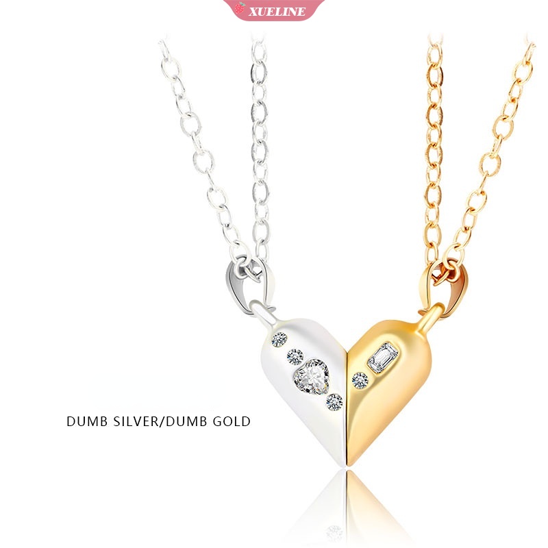 Fashion Cinta Kapsul Kapsul Pasangan patchwork Kalung Liontin Satu Hal Penggunaan Ganda Berputar Liontin Magnetik Perhiasan Hadiah Hari Valentine [ZXL]