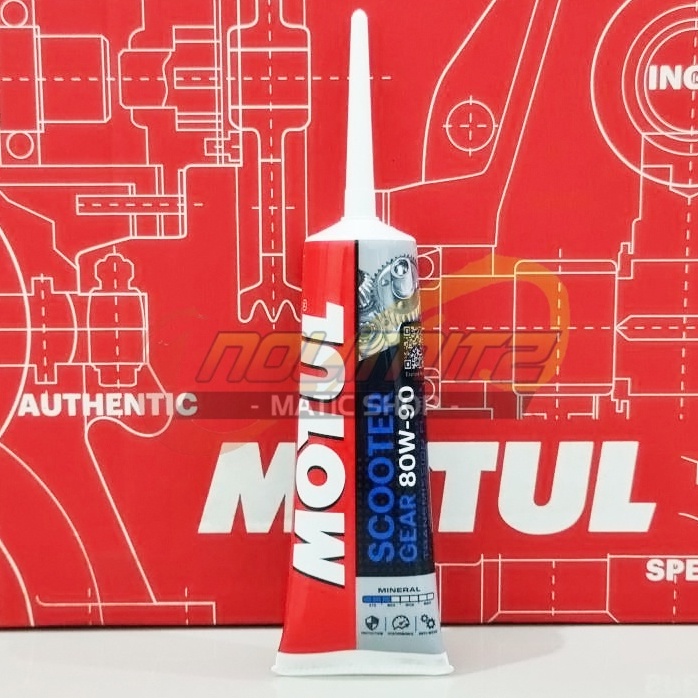 Oli Gardan Motor Motul Scooter Gear 80W-90 120ML Matic Universal